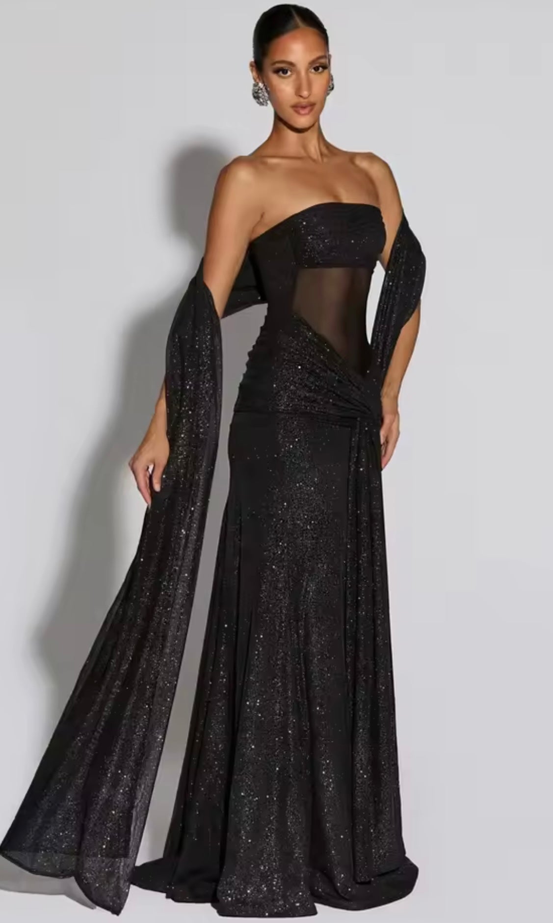 𝙍𝙤𝙗𝙚 𝙨𝙘𝙞𝙣𝙩𝙞𝙡𝙡𝙖𝙣𝙩𝙚 𝙥𝙖𝙞𝙡𝙡𝙚𝙩é𝙚 𝙩𝙚𝙣𝙙𝙖𝙣𝙘𝙚