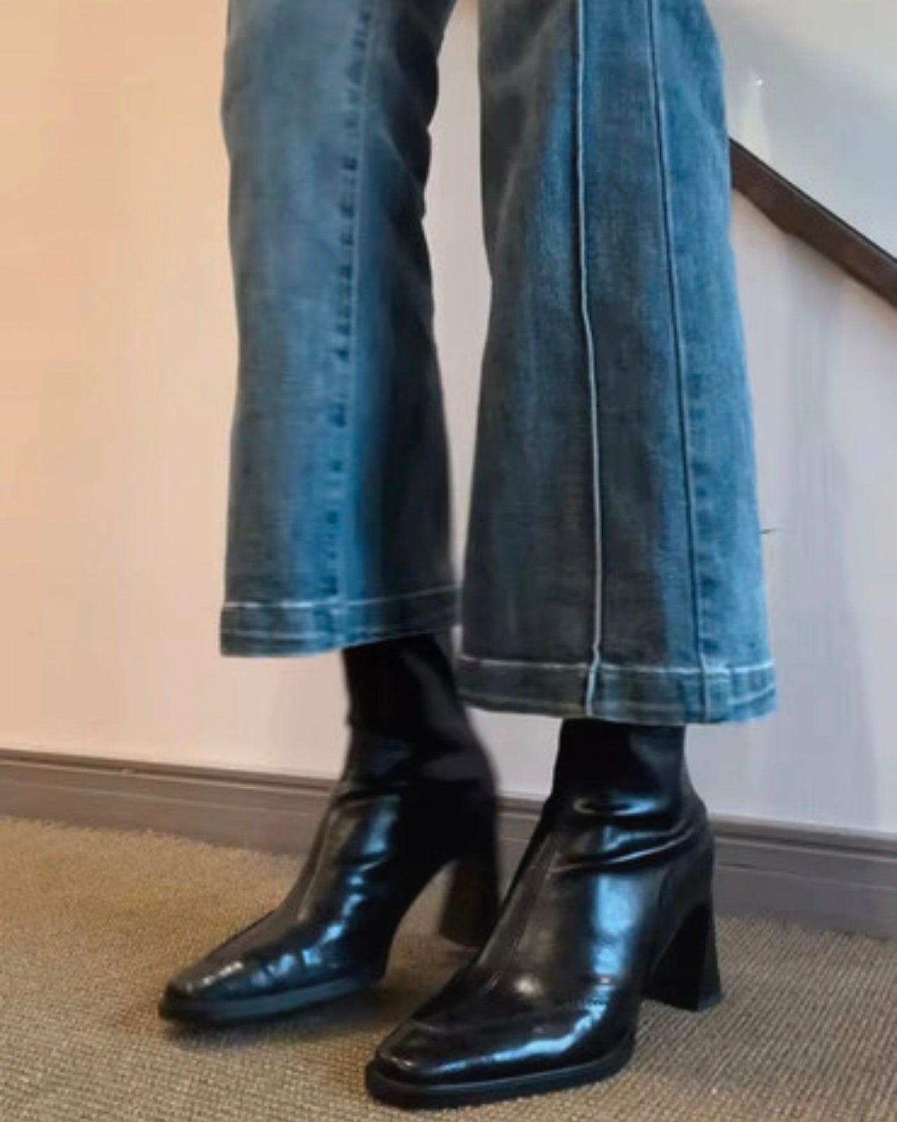 Bottine vintage tendance