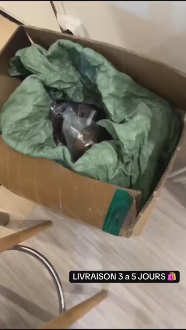 Perruque brésilienne, 100% cheveux humains, lace frontal, lisse, 180%